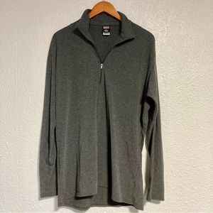 Patagonia Mens Capilene Zip Neck Dark Grey XL